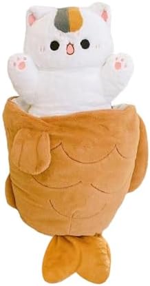 Taiyaki Cat Plush Pillow 118 Inch