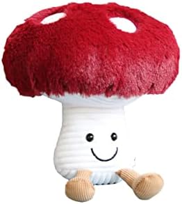 Bestsea Red Mushroom Plush Pillow
