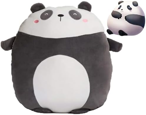 Soft Flat Panda Plush Hugging Pillow