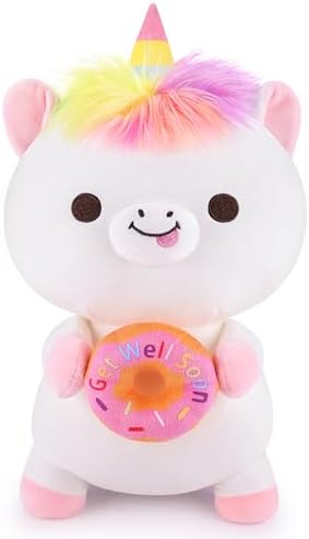 Achwishap Get Well Soon Unicorn Plush Pillow