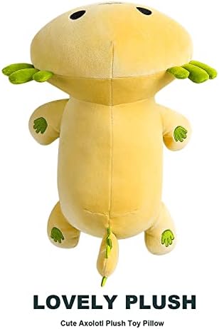 Onsoyours Yellow Axolotl Plush Pillow