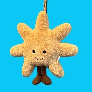 Plush Sun Throw Pillow - 14 Inch Cuddleable Stuffed Animal