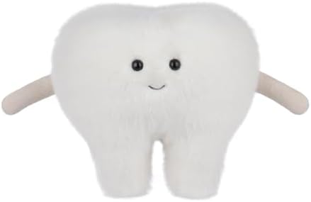 Apricot Lamb Plush Stuffed Tooth Toy for Kids