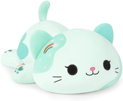 Onsoyours Rainbow Cat Plush 13 Inch Toy