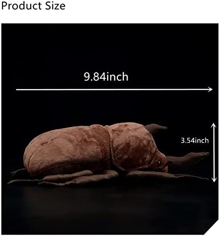 Tiny Heart Simulated Atlas Beetle Plush Toy