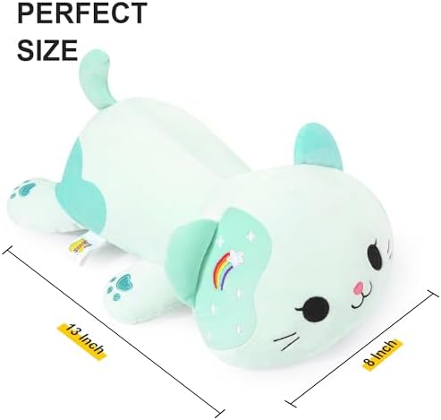 Onsoyours Rainbow Cat Plush 13 Inch Toy