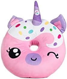 Light Up Pillow for Kids Unicorn Donut Pink