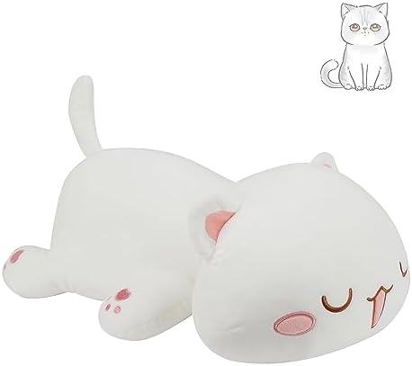 AFAN Cat Plush Pillow Toy for Kids Room Decor