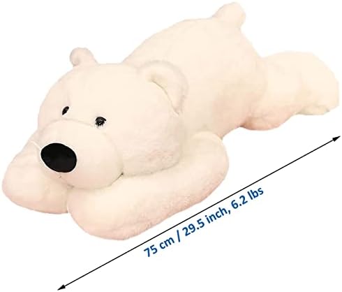 Weighted Polar Bear Plush Toy 62lbs