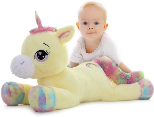 MaoGoLan 43 Inch Giant Unicorn Plush Pillow 1