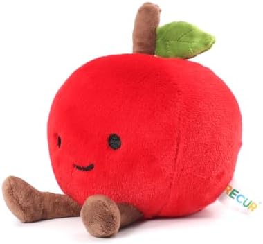 RECUR Apple Plush Stuffed Animal Toy