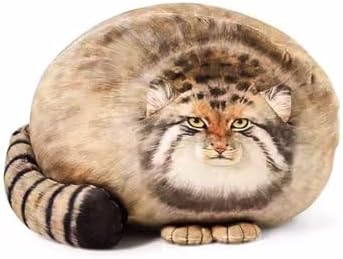 Pallas Cat Plush Body Pillow for Kids