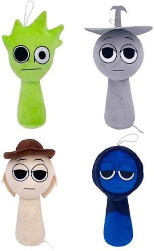 Super JAKES Sprunki Plush 4PCS Set