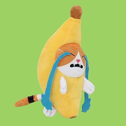 Crying Banana Cat Plush Pillow