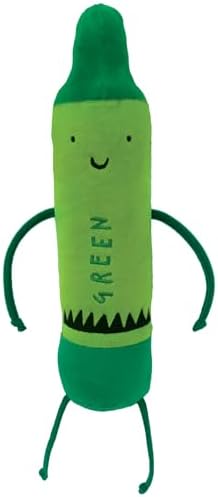 MerryMakers Green Plush Crayon Toy 12-Inch
