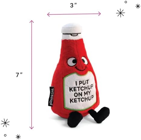 Ketchup Plushie - Funny Ketchup Bottle Cute Plush Figure