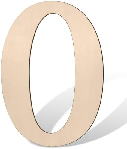 17 Inch Large Wooden Numbers for Decor