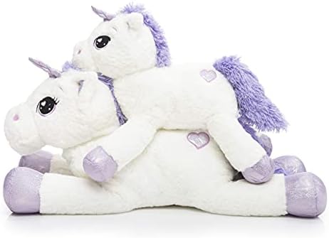 Big Stuffed Unicorn Plush Pillow 24 Inch