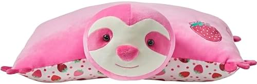 Pillow Pets Sweet Scented Strawberry Sloth Puff