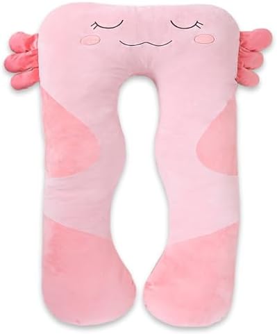 47x23 Inch U Shaped Plush Body Pillow for Kids
