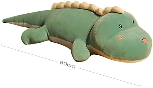 Green Dinosaur Plush Pillow for Kids