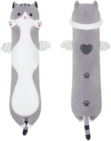 Cute Plush Cat Pillow for Kids and Girls