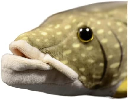 Lifelike Northern Pike Fish Plush Toy
