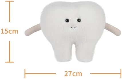 Apricot Lamb Plush Stuffed Tooth Toy for Kids