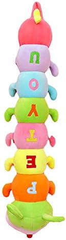 Multicolor Caterpillar Plush Hugging Pillow