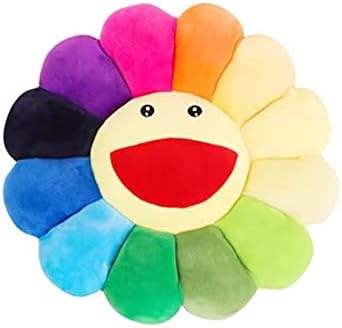 17 Inch Sunflower Plush Pillow with Smile Face