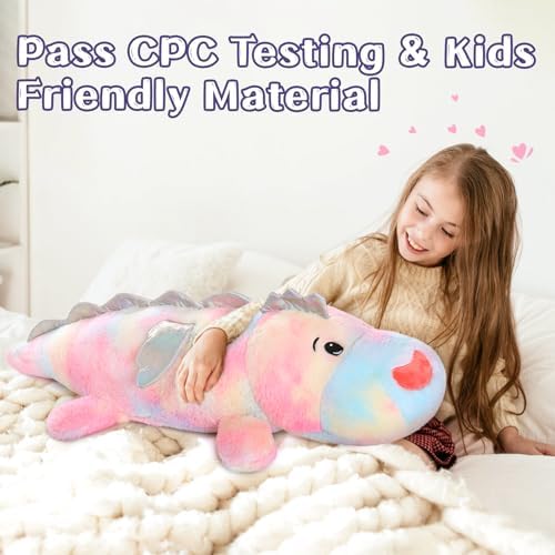 MaoGoLan Weighted Dinosaur Plush Pillow