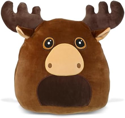 DolliBu Snug Mooshies Moose Plush Toy 17 inches