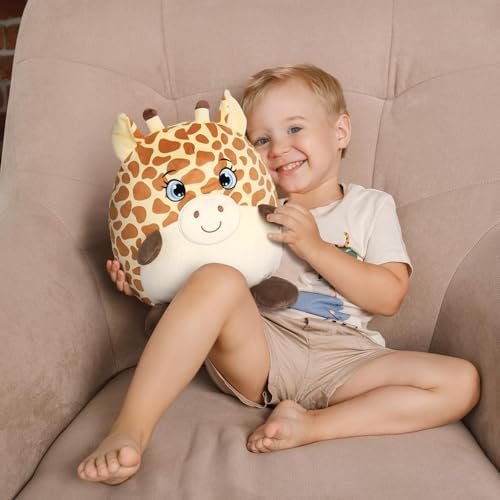 GAGAKU Cute Giraffe Plush Pillow for Kids and Girls