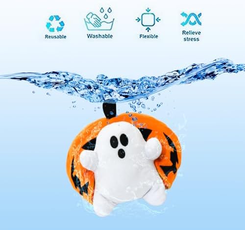 Halloween Pumpkin Ghost Plush Pillow