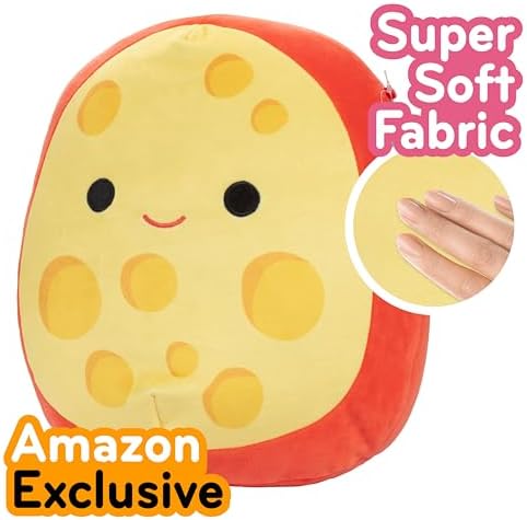 Squishmallows Original 10-Inch Mannon The Gouda