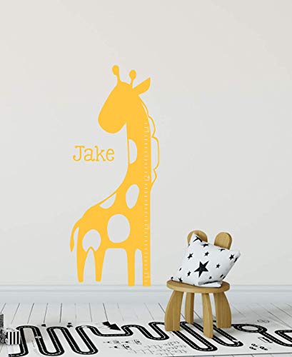 Custom Name Giraffe Height Chart for Kids