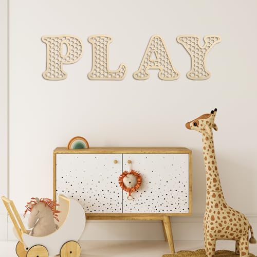 RattanView Wooden Letters Wall Decor Set