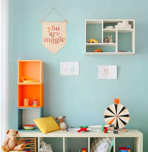 Baby Girls Canvas Pennant Wall Decor Gift