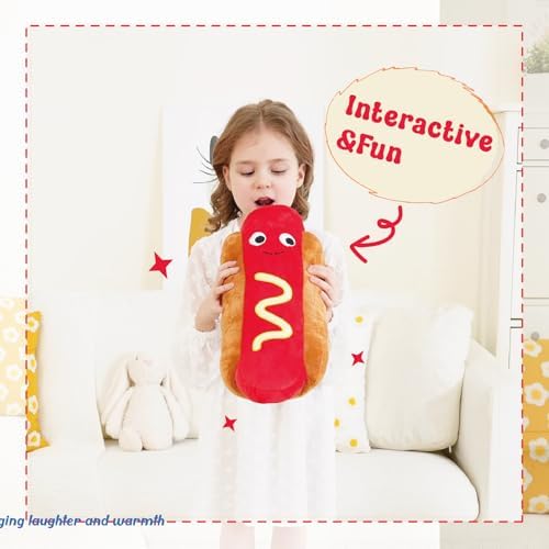 Hot Dog Plush Pillow 177 Inch Soft Stuffed Toy