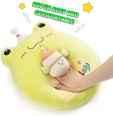 Original 14 Inch Happy Birthday Frog Plush Pillow