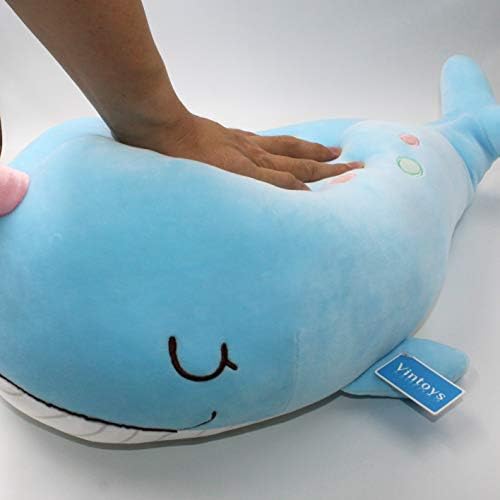 Vintoys Soft Narwhal Unicorn Hugging Pillow