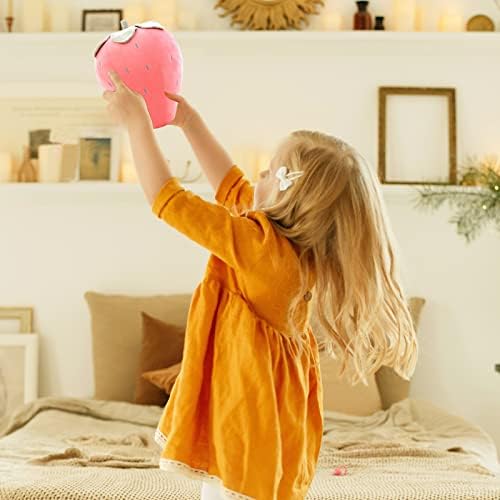 Cute Fruit Strawberry Plush Pillow for Kids