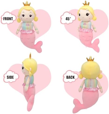 Mermaid Plush Pillow Toy for Girls Kids