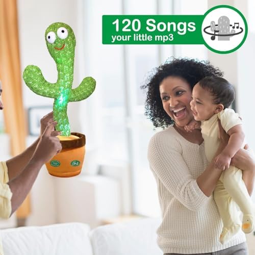 Dancing Talking Cactus Toy with LED