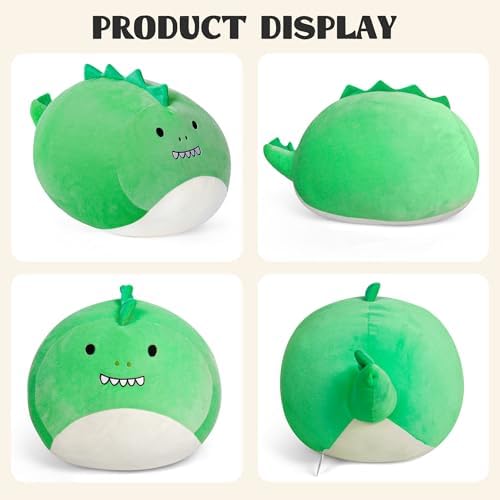 Wepop 20in Dinosaur Plush Pillow