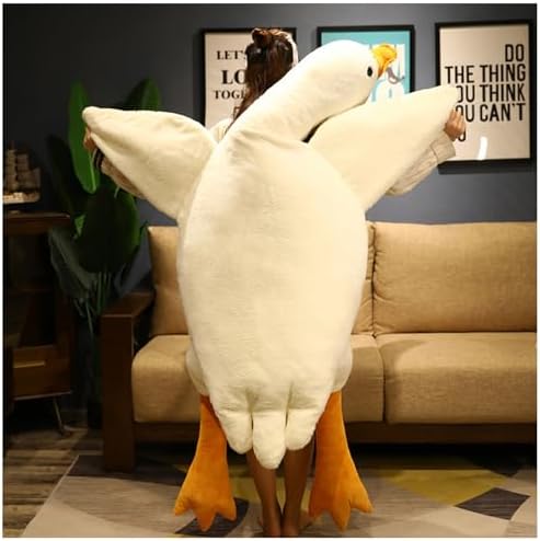Giant White Goose Plush Pillow 748in
