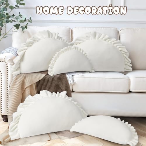 Dumpling Plush Pillow Toy White 157in