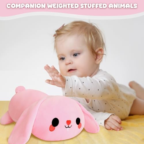 Weighted Bunny Plush Toy for Snuggling and Relaxation