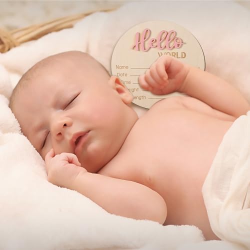 Hello World Newborn Welcome Sign