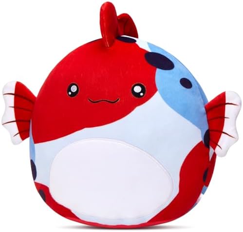 Glow Guards 13-Inch Koi Fish Plush Pillow